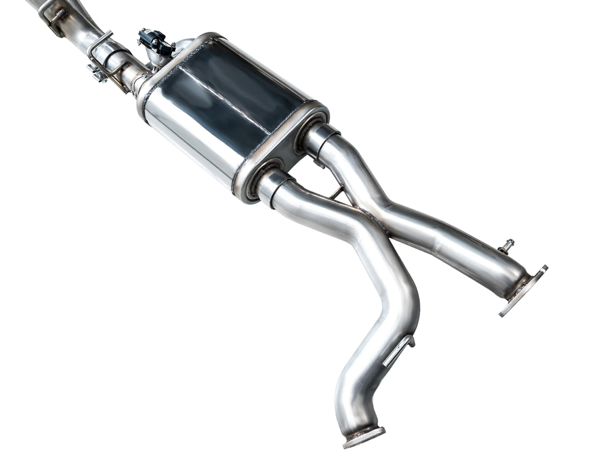 AWE Tuning 22-24 Ford Bronco Raptor 4WD Dual BashGuards Cat-Back SwitchPath Exhaust (No Tips) - 3025-31327