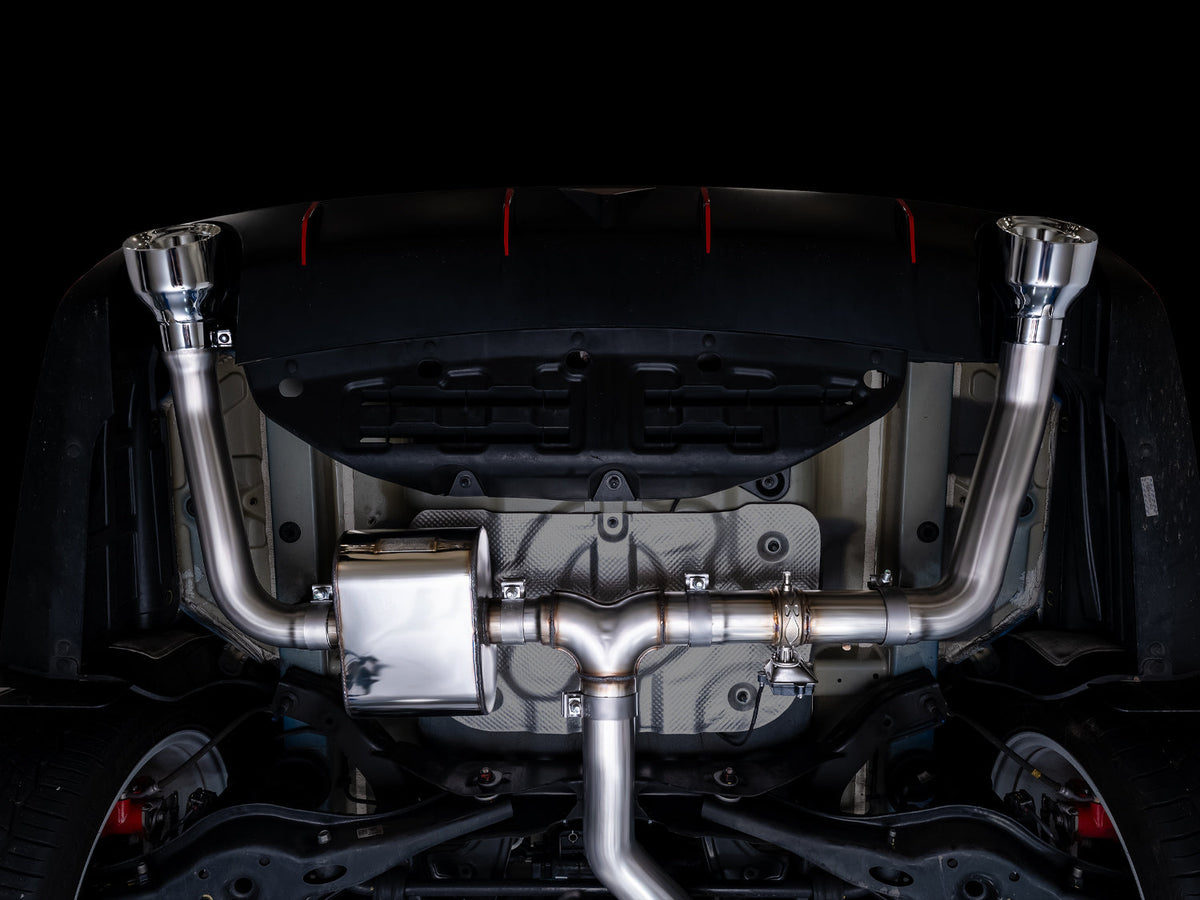 AWE 22-26 Hyundai Elantra N SwitchPath Cat-Back Exhaust - Chrome Silver Tips - 3025-32237