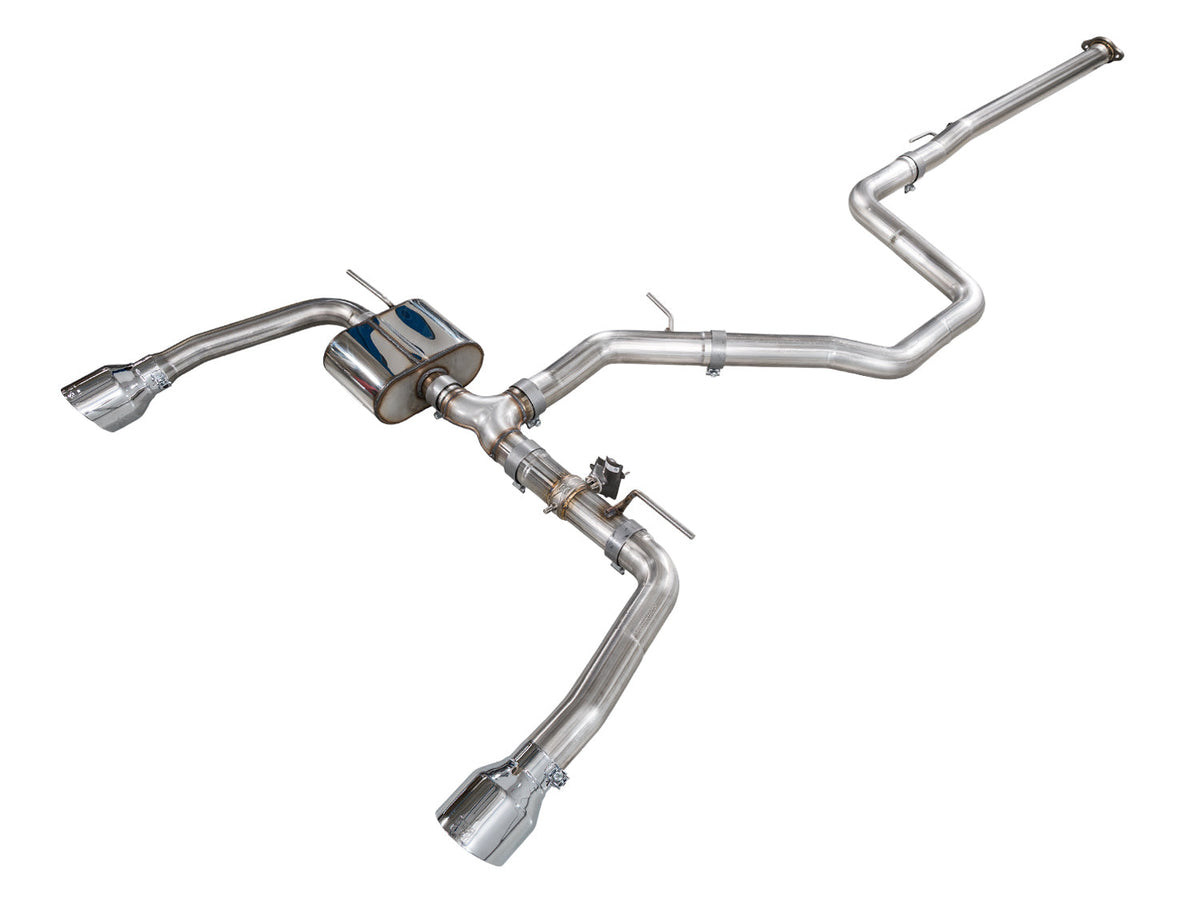 AWE 22-26 Hyundai Elantra N SwitchPath Cat-Back Exhaust - Chrome Silver Tips - 3025-32237