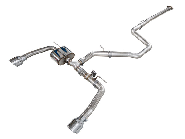 AWE 22-26 Hyundai Elantra N SwitchPath Cat-Back Exhaust - Chrome Silver Tips - 3025-32237 for 2022-2026 Hyundai Elantra N - f