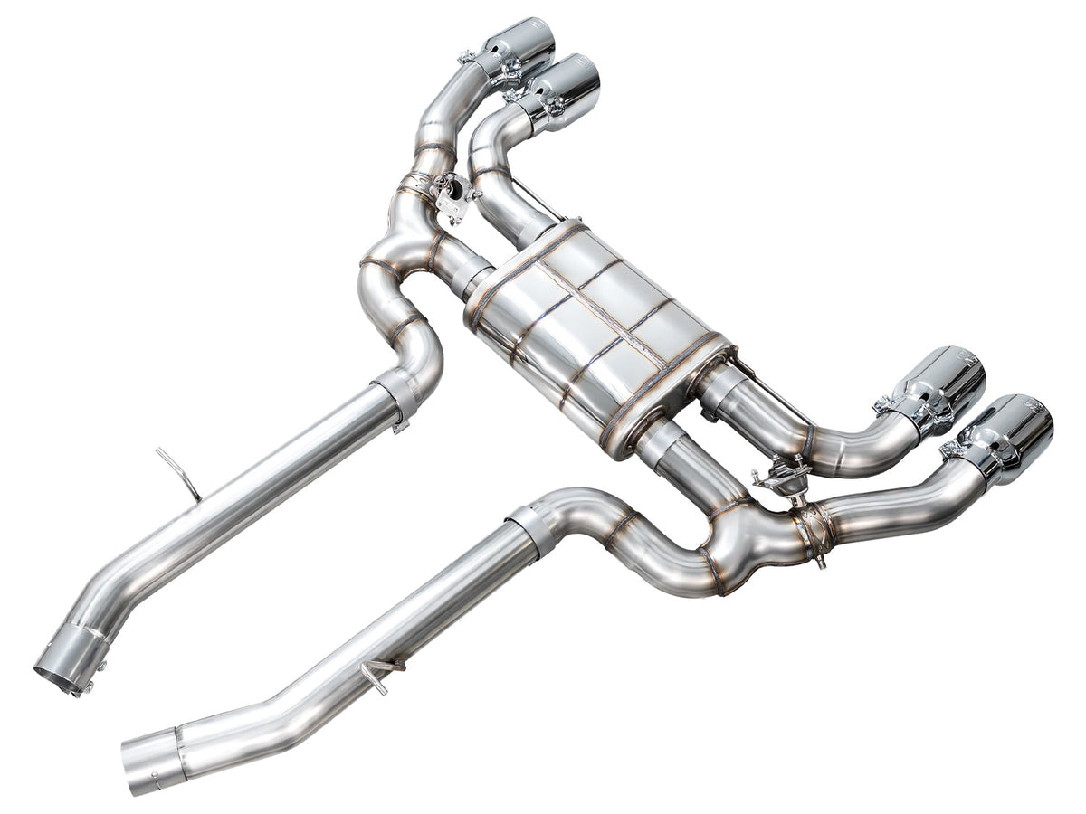 AWE Tuning 20-25 BMW X3 M/M Comp (F97) AWD SwitchPath Axle-back Exhaust - Chrome Silver Tips - 3025-42301