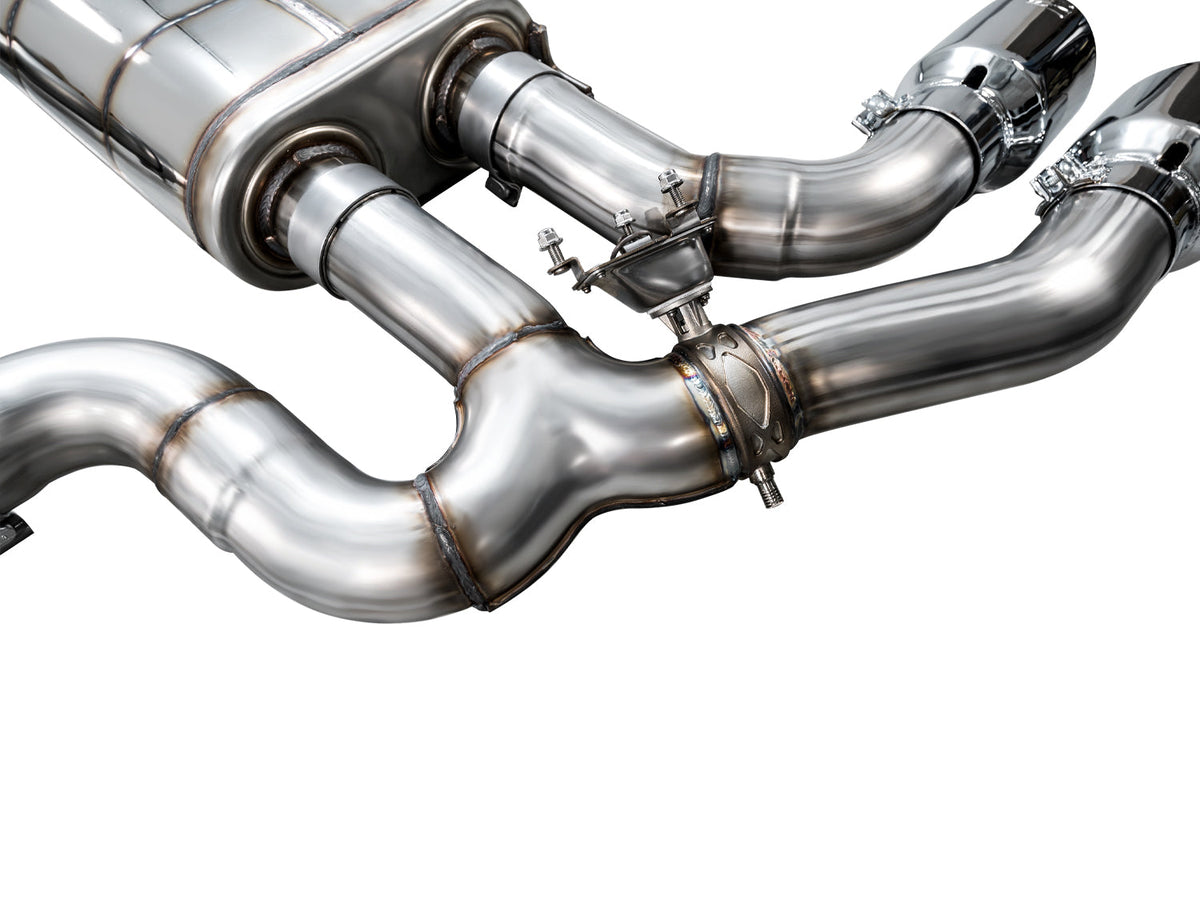 AWE Tuning 20-25 BMW X3 M/M Comp (F97) AWD SwitchPath Axle-back Exhaust - Diamond Black Tips - 3025-43301