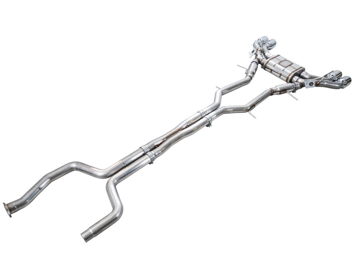 AWE 22-26 Cadillac CT5-V Blackwing SwitchPath Exhaust - Chrome Silver Tips - 3025-42562 for 2022-2026 Cadillac CT5 - detail v