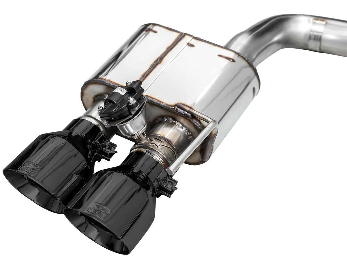 AWE 2024 Ford Mustang Dark Horse S650 RWD SwitchPath Catback Exhaust w/ Quad Diamond Black Tips - 3025-43375