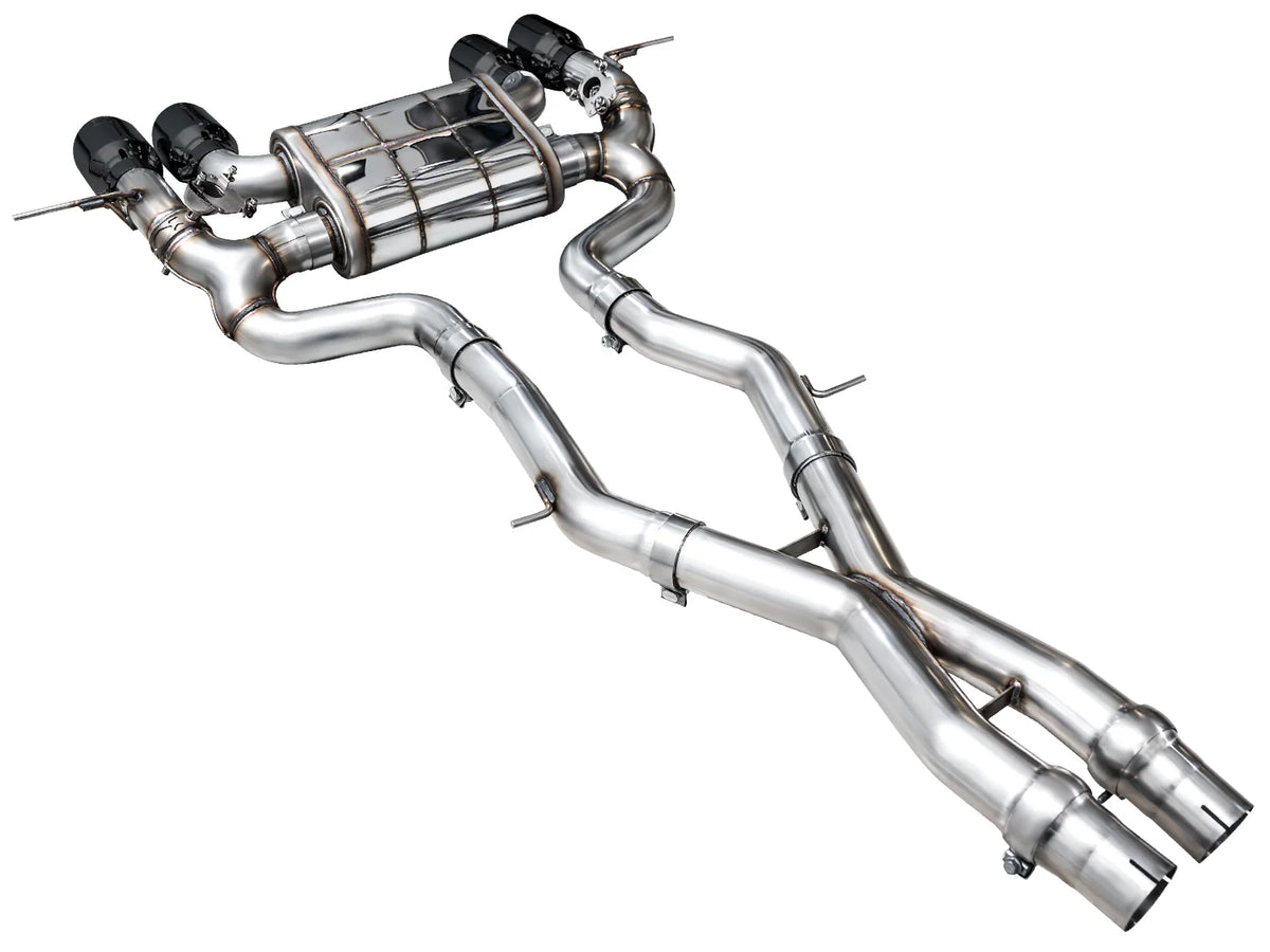 AWE Tuning 23-24 BMW G87 M2 SwitchPath Edition Exhaust - Chrome Silver Tips - 3025-42487
