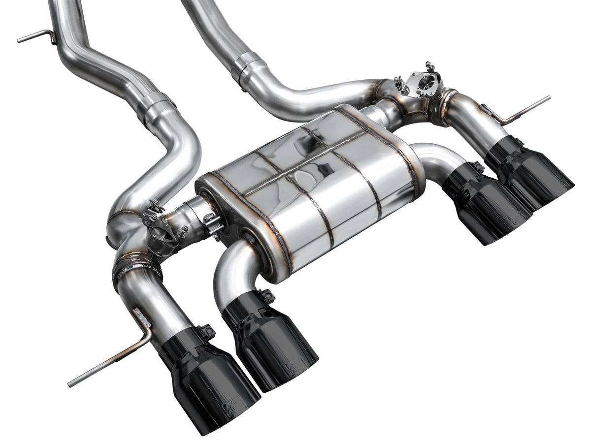 AWE Tuning 23-24 BMW G87 M2 SwitchPath Edition Exhaust - Diamond Black Tips - 3025-43487
