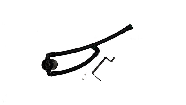 J&L 2025 Ford Bronco 2.3L/ 23-25 Ford Ranger 2.3L Separator 3.0 PCV Side - Black Anodized - 3059P-B