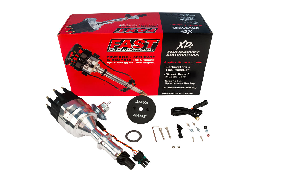 Fast Distributor, Pontiac 301-455, Billet, Xdi Ez-Run - 306016