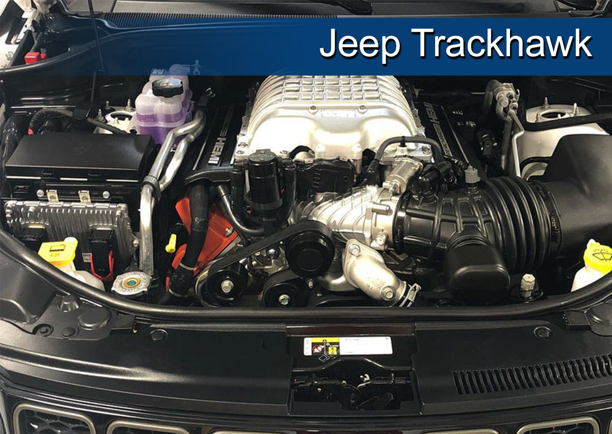 J&L 15-25 Dodge Hellcat/Demon 6.2L Hemi Passenger Side Oil Separator 3.0 - Black Anodized - 3060P-B