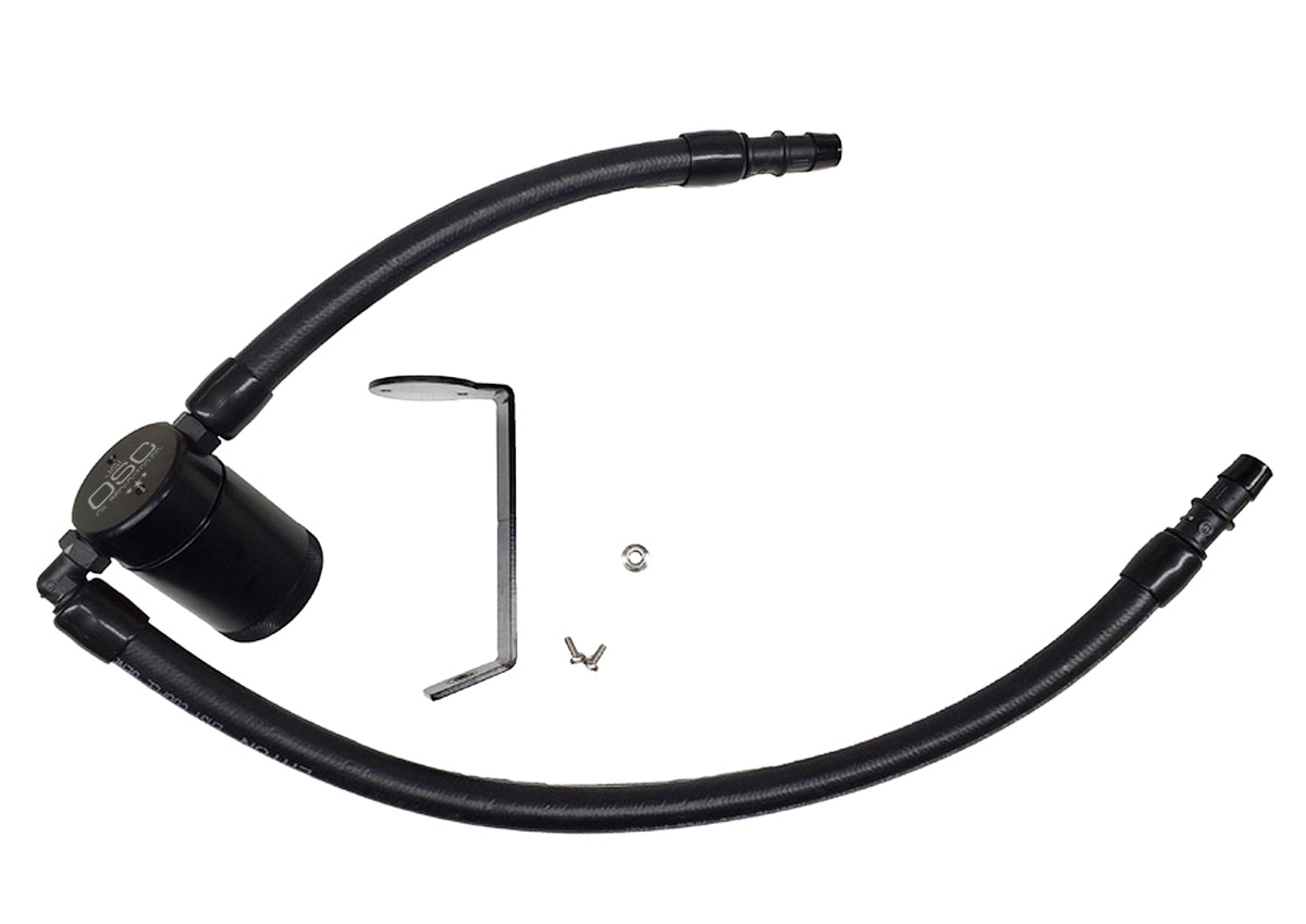 J&L 11-23 3.6L V6 Dodge Charger/Challenger/Chrysler 300C Oil Separator 3.0 - Black Anodized - 3068P-B