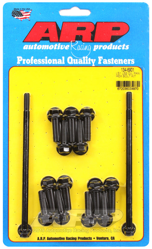 ARP LS1/LS2 Hex Oil Pan Bolt Kit - 134-6901