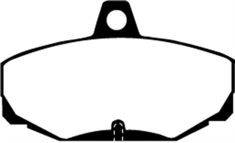 EBC 96-00 Ac Ace 5.0 Greenstuff Rear Brake Pads - DP2617