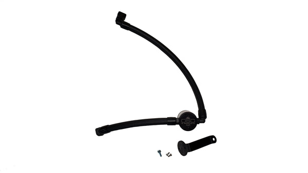 J&L 2021-2024 Ford Bronco 2.7L 3.0 Oil Separator Passenger Side- Black - 3073P-B