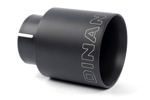 Dinan - Double-Walled 4" Clamp-On Exhaust Tip (Black Ceramic) - D663-0601-BOX