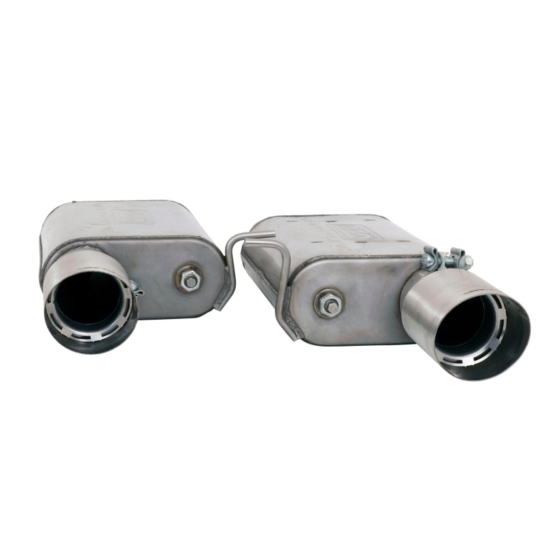 BBK 15-17 Mustang GT Varitune Complete Cat Back Exhaust System (Includes Resonator Delete X-Pipe) - 30065