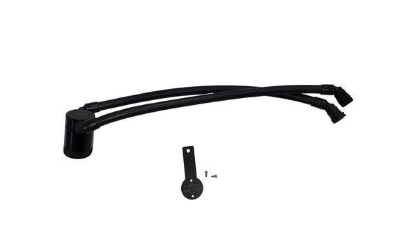 J&L 22-25 Jeep Wagoneer 3.0 Driver Side Oil Separator-Black - 3098D-B