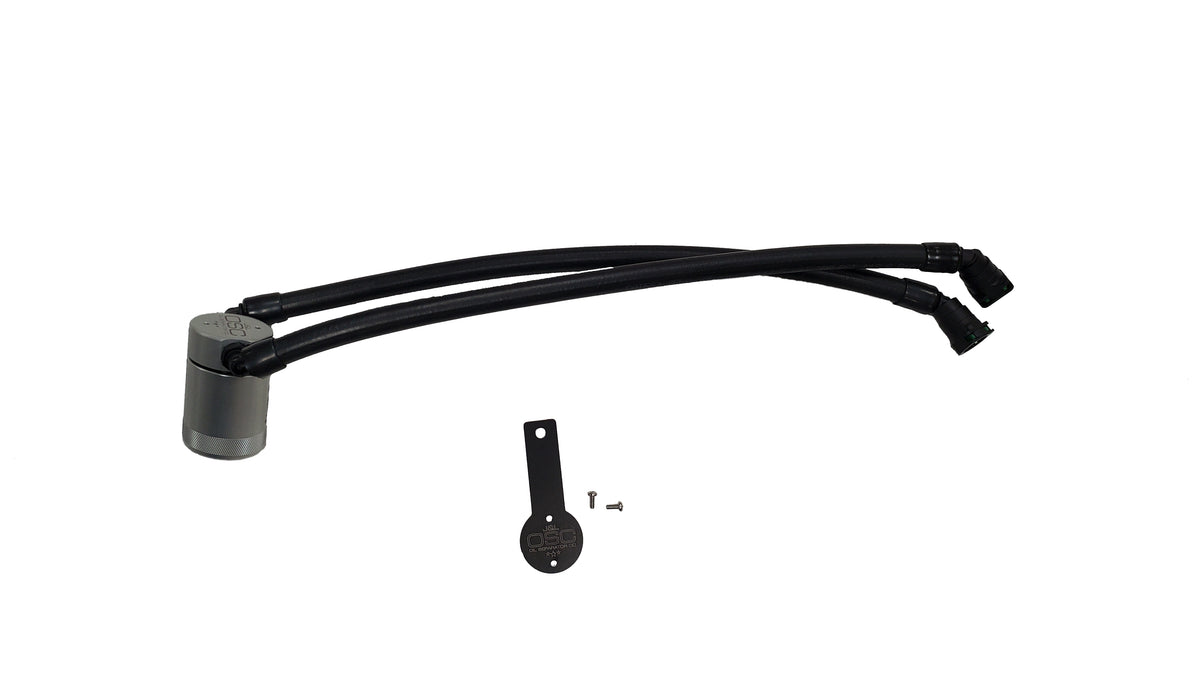 J&L 22-25 Jeep Wagoneer 3.0 Driver Side Oil Separator-Clear - 3098D-C