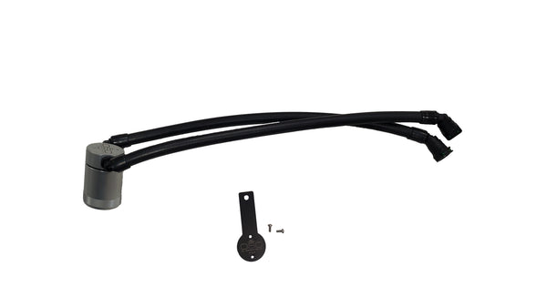 J&L 22-25 Jeep Wagoneer 3.0 Driver Side Oil Separator-Clear - 3098D-C