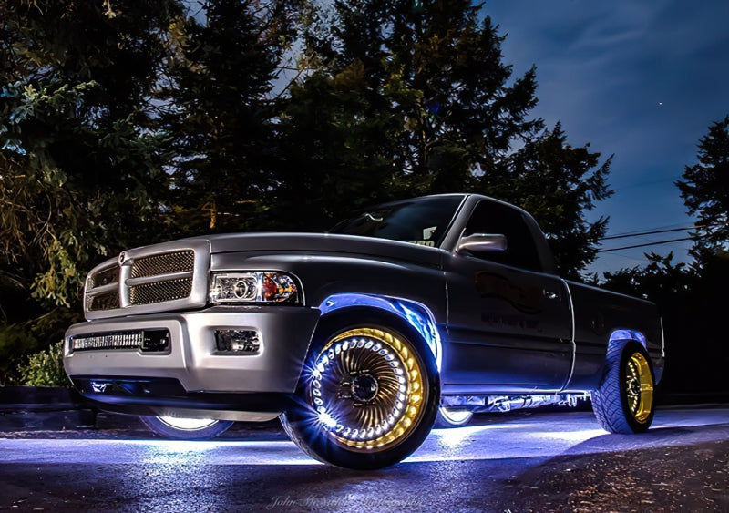 Oracle LED Illuminated Wheel Rings - ColorSHIFT No Remote - ColorSHIFT No Remote SEE WARRANTY - 4215-334