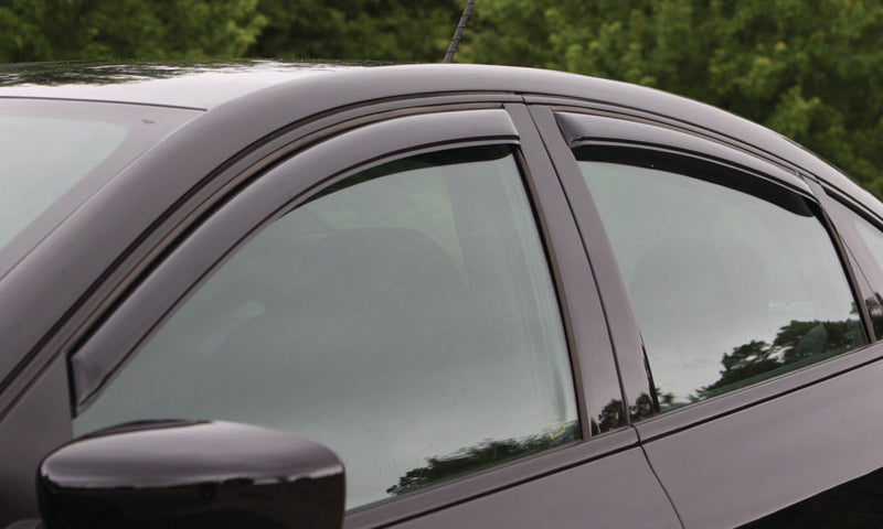 AVS 01-05 Honda Civic Ventvisor In-Channel Front &amp; Rear Window Deflectors 4pc - Smoke - 194213