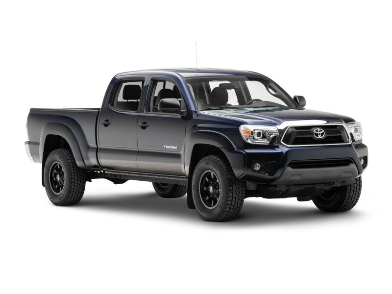 Raxiom 12-15 Toyota Tacoma Axial Series Switchback Projector Headlights- Chrome- Clear Lens - TT23360 - angle view