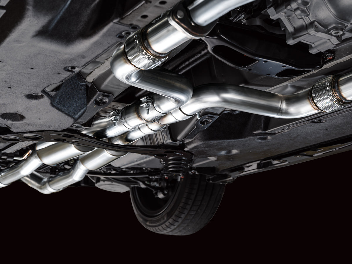 AWE 2023 Nissan Z RZ34 RWD Touring Edition Catback Exhaust System w/ Chrome Silver Tips - 3015-32400
