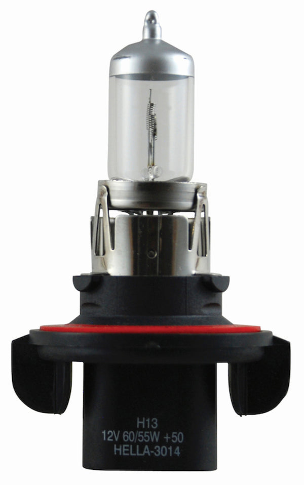 Hella Bulb H13 12V 60/55W P264T T4 +50 (2) - H13P50TB for 2005-2014 Ford F 250 - front view