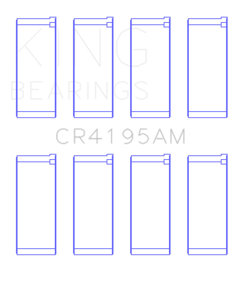 King Chrysler 420A (Size Standard) Connecting Rod Bearing Set - CR4195AM