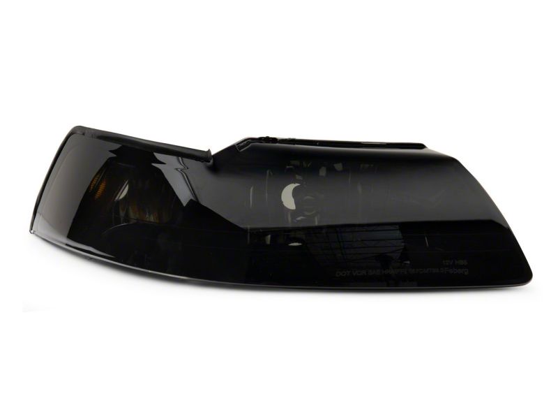 Raxiom 99-04 Ford Mustang Axial Series OEM Style Replacement Headlights- Blk Housing (Smoked Lens) - 413420