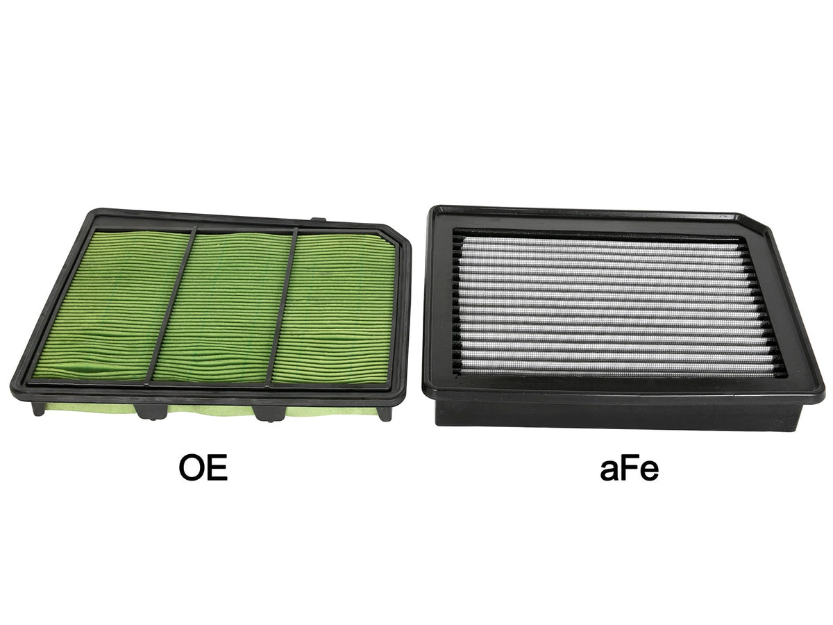 aFe 17-19 Nissan Titan V8 5.6L (Excludes XD Models) MagnumFLOW Pro DRY S OE Replacement Filter - 31-10272