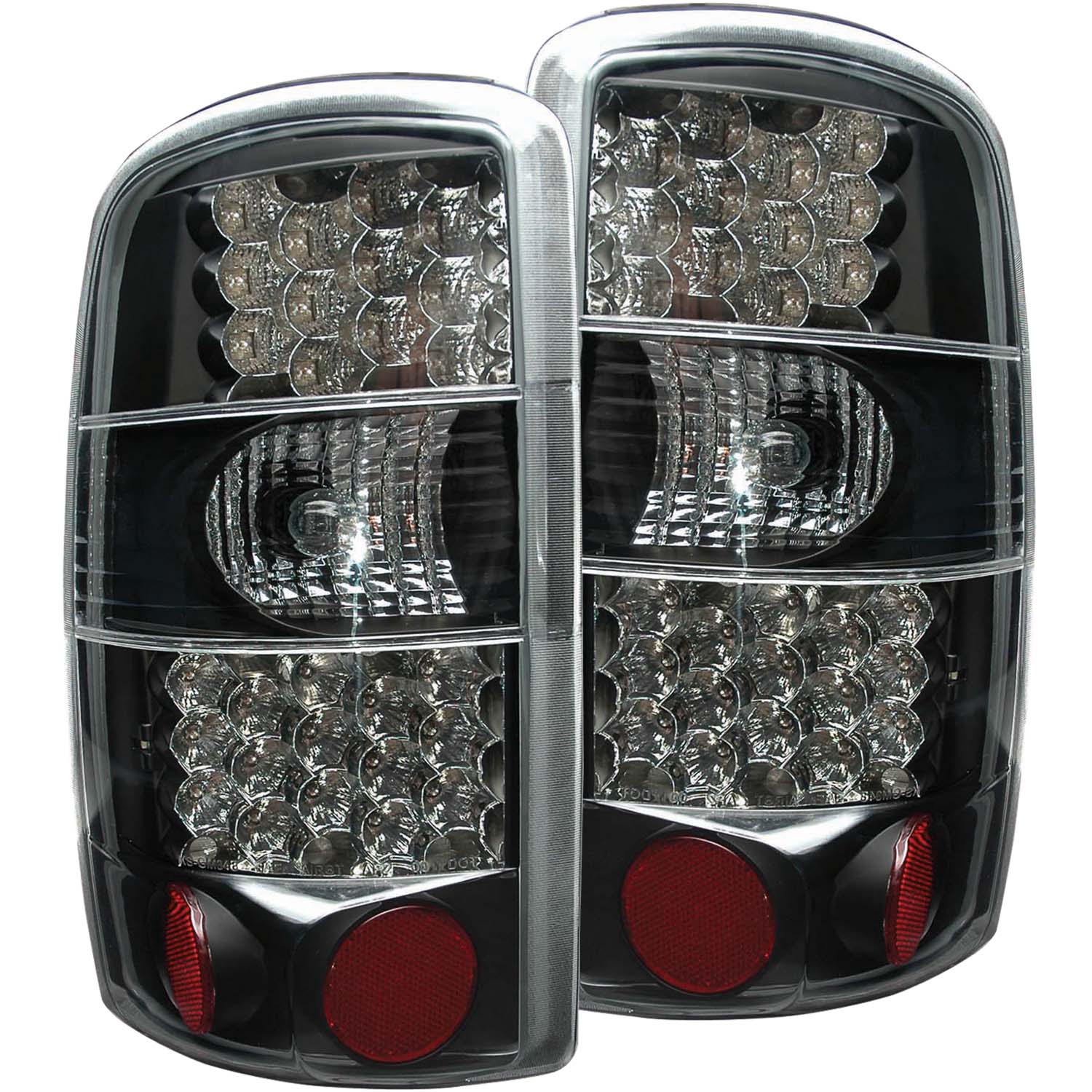 ANZO 2000-2006 Chevrolet Suburban LED Taillights Black - 311003 for 2000-2006 Chevrolet Suburban 1500 - front view