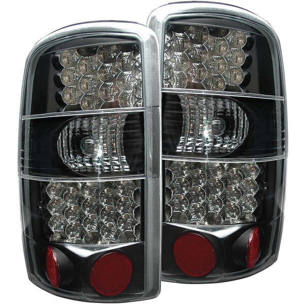 ANZO 2000-2006 Chevrolet Suburban LED Taillights Black - 311003 for 2000-2006 Chevrolet Suburban 1500 - front view