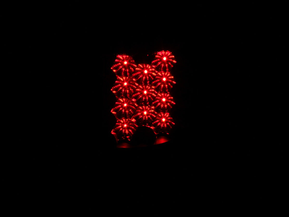 ANZO 2004-2008 Ford F-150 LED Taillights Black - 311024