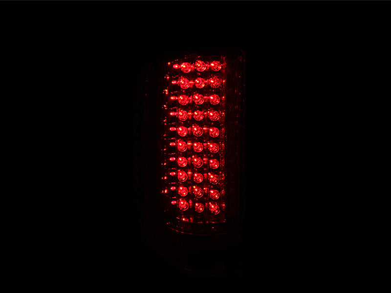 ANZO 2007-2013 Chevrolet Silverado 1500 LED Taillights Red/Clear - 311047