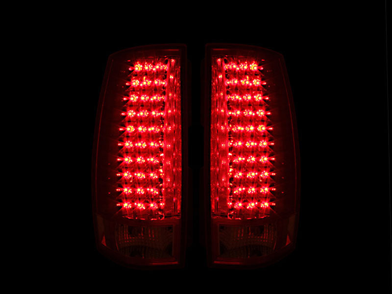 ANZO 2007-2014 Chevrolet Suburban LED Taillights Black G4 - 311142