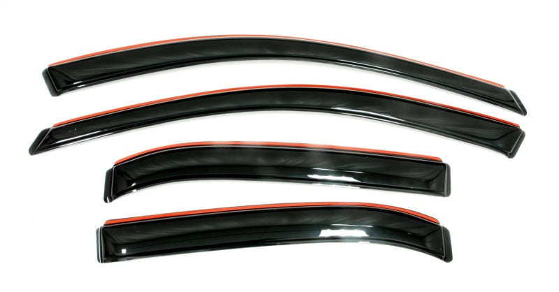 AVS 14-18 Toyota Corolla Ventvisor In-Channel Front &amp; Rear Window Deflectors 4pc - Smoke - 194989