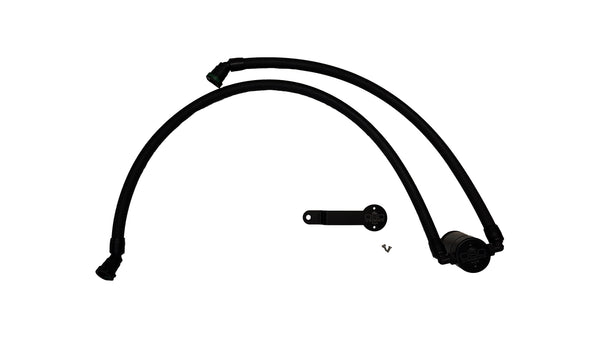 J&L 17-25 Chrysler Pacifica/20-25 Chrysler Voyager Oil Separator PCV Side - Black Anodized - 3125P-B