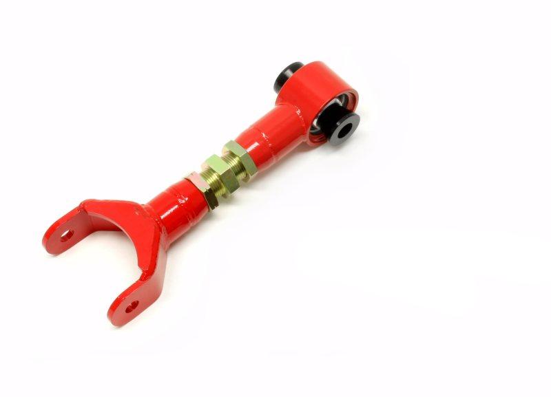 BMR 11-14 S197 Mustang Upper Control Arm On-Car Adj. w/ Spherical Bearings - Red - UTCA033R
