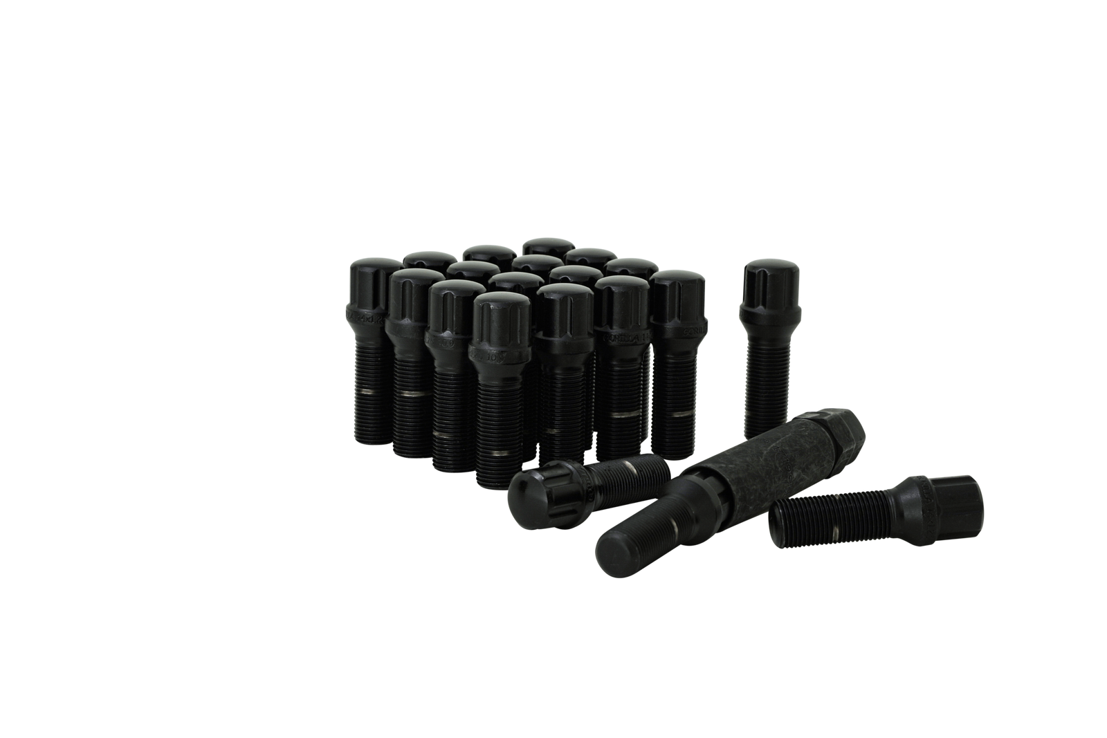 Gorilla Automotive - 5 Lug 14-1.50 Spline Bolt Wik Blk 35mm - K5BS-14150X35BGR