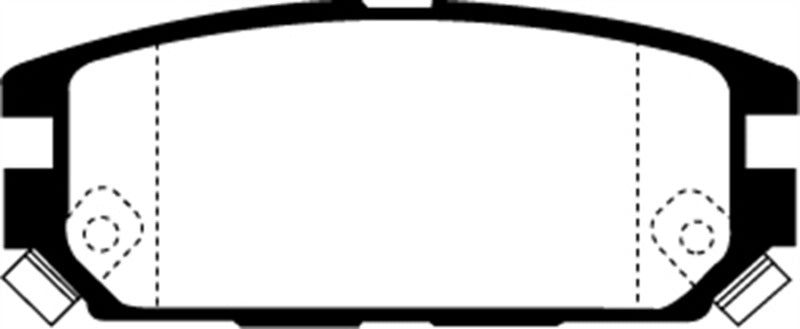 EBC 94-95 Eagle Talon 2.0 Turbo 4WD (2nd Generation)(284mm rear rotor) Ultimax2 Rear Brake Pads - UD532