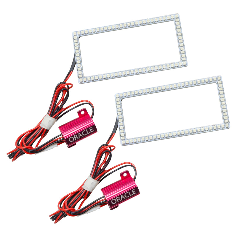 Oracle Chevrolet Silverado 14-15 LED Fog Halo Kit - White SEE WARRANTY - 1530-001