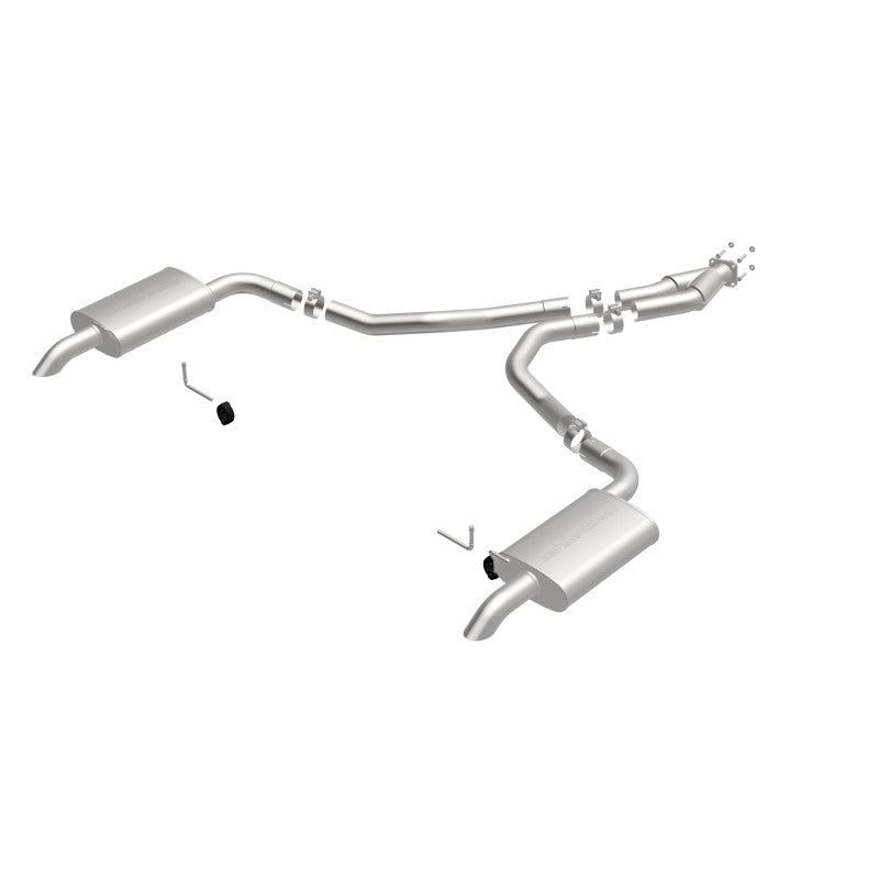 MagnaFlow 75-79 Chevy Corvette V8 5.7L Dual Split Rear Exit Stainless Cat-Back Perf Exhaust - 16710