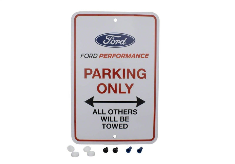 Ford Racing Ford Performance Parking Only Sign - M-1827-PARK