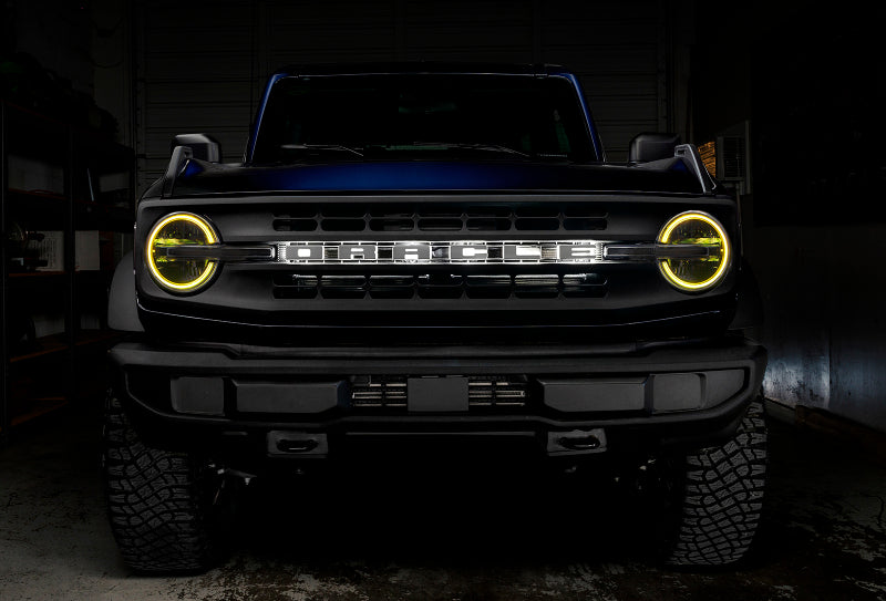 Oracle 2021 Ford Bronco DRL Upgrade w/ Halo Kit - ColorSHIFT w/ BC1 Controller SEE WARRANTY - 1468-335