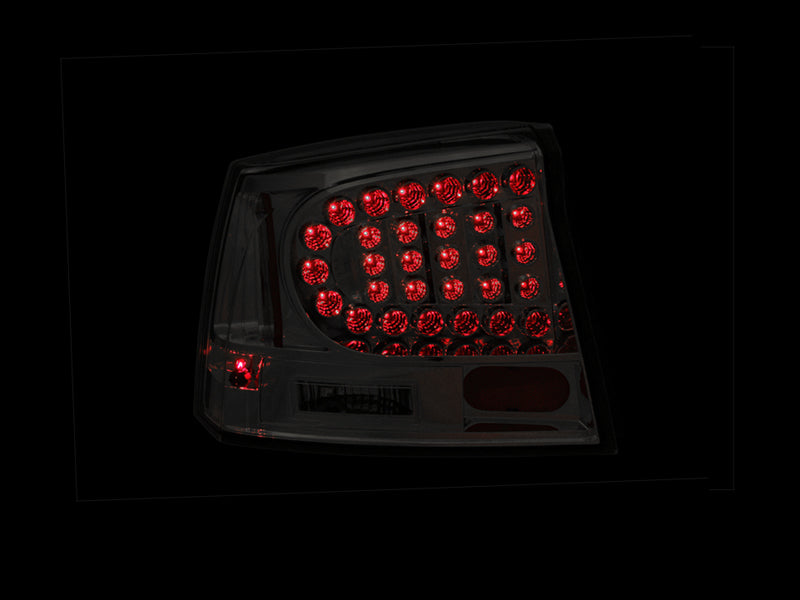 ANZO 2006-2008 Dodge Charger LED Taillights Dark Smoke - 321229
