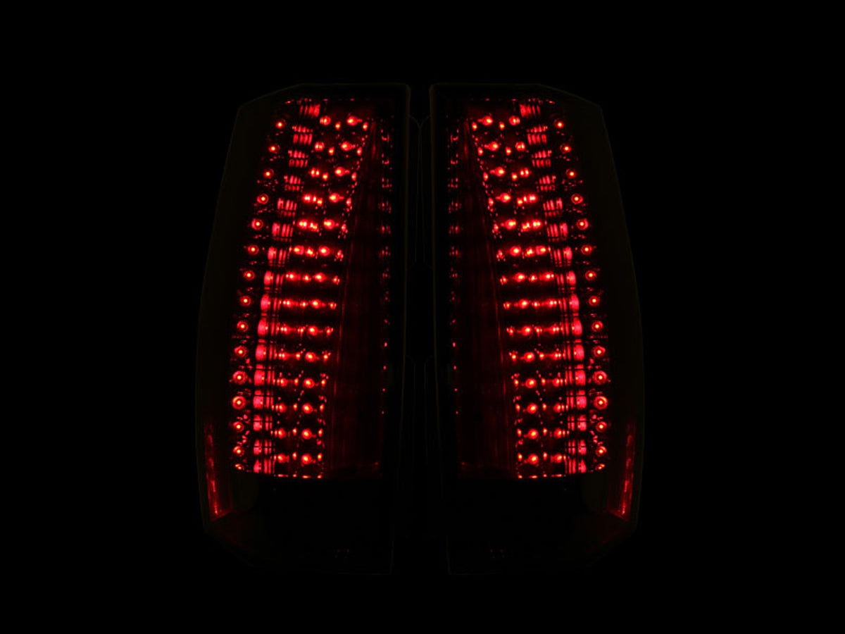 ANZO 2007-2011 Cadillac Escalade LED Taillights Chrome - 321287