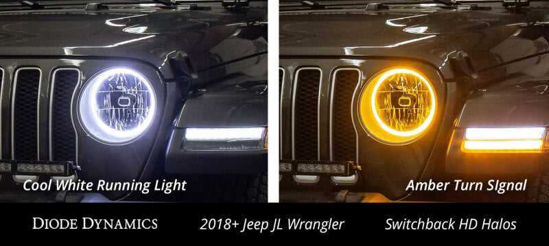 Diode Dynamics Halo Lights LED 60mm Switchback (Pair) - DD2059