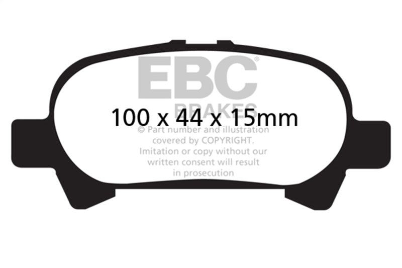 EBC 00-04 Toyota Avalon 3.0 Greenstuff Rear Brake Pads - DP21715