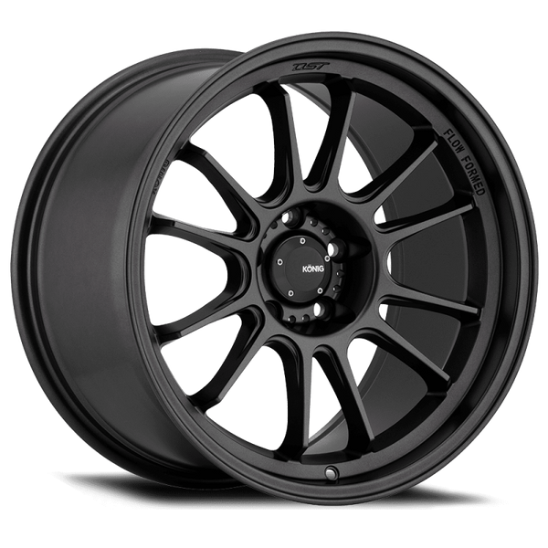 Konig Hypergram 19X8.5 5X114.3 ET38 Matte Black Flow Formed - HG89514385 by Konig