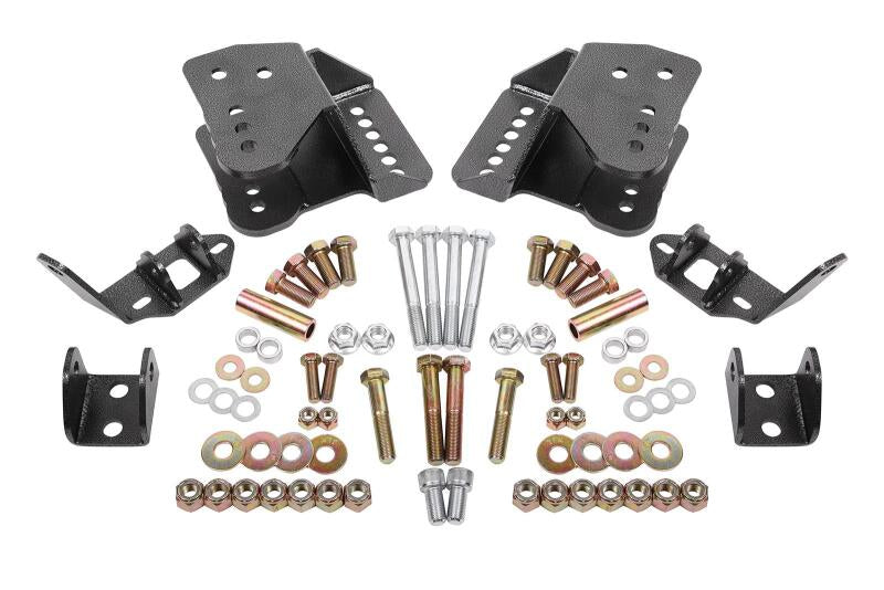 BMR 78-87 G-Body Rear Coilover Conversion Kit - Black Hammertone - CCK464H